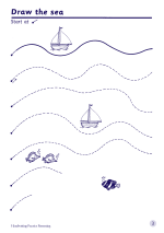 Handwriting Practice Patterning Inner Page